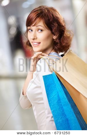 Ragazza In negozio