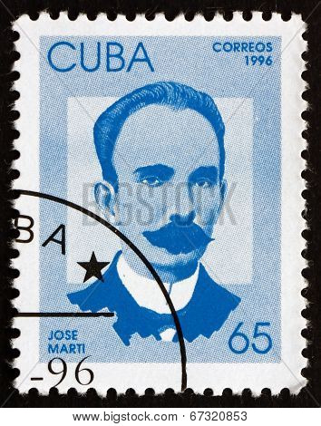Postage Stamp Cuba 1996 Jose Marti, Cuban Revolutionary