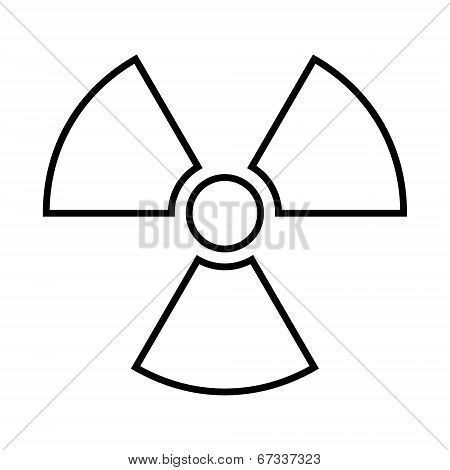 Radiation Sign Icon