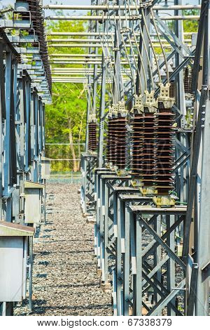 Power station for making electric energy
