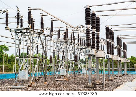 Power station for making electric energy