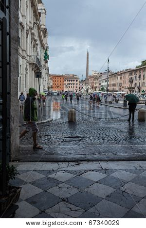 Cloudy Weather In Rome