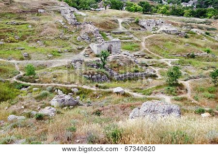 Ruins Panticapaeum In Kerch