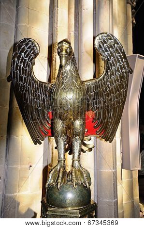 Eagle Lectern, Lichfield Cathedral.