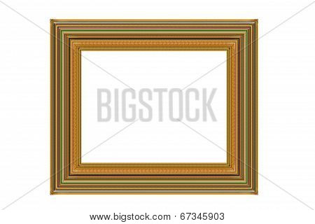 antique golden picture frame