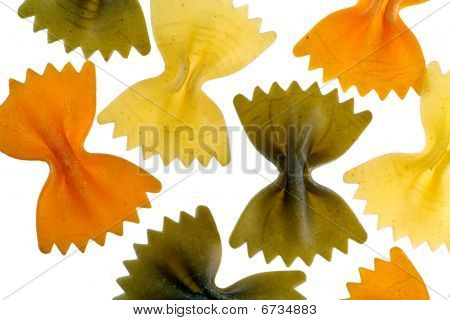 Multi farbige Sapgetti Schmetterlinge