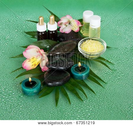 Composition of spa set