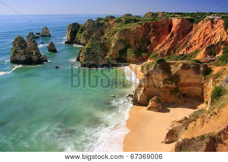 Ponta De Piedade In Lagos, Algarve Region, Portugal