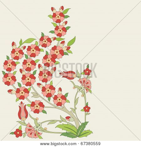 Ottoman Art Flowers Eighteen