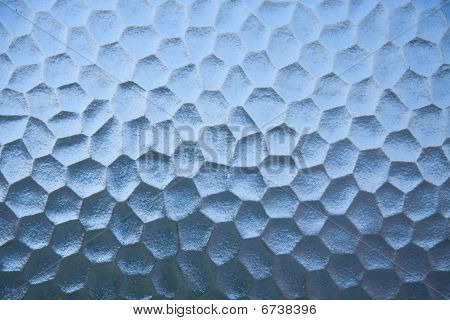 abstrakt blau Glas Textur Fleisch Hintergrund.