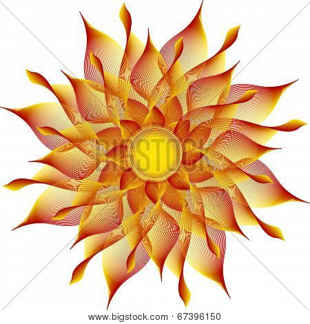 Sun vector illustration