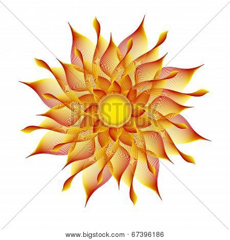 Sun vector illustration