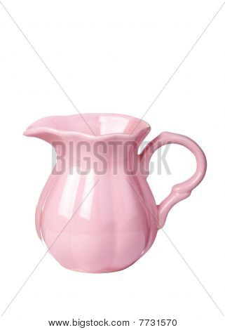 Pink fløde kande