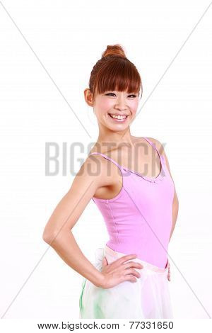 woman dances ballet