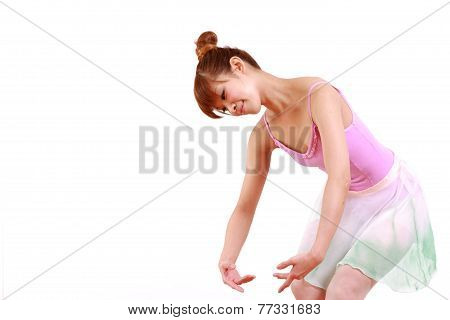 woman dances ballet