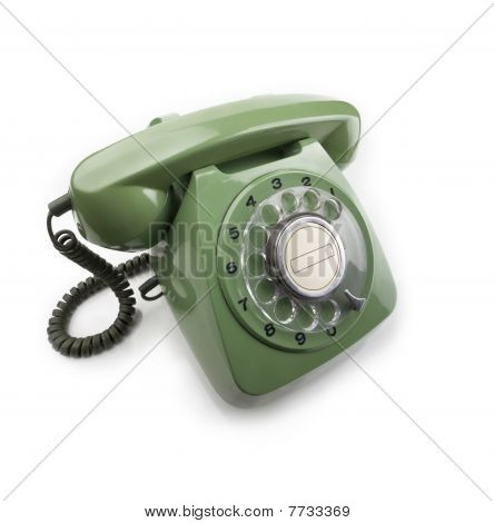 Zelený telefon