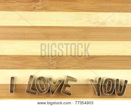 Love And Bread Cutting Board.