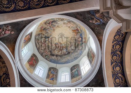 Interior Of The Church Of The Holy Face In The Village Mlevo
