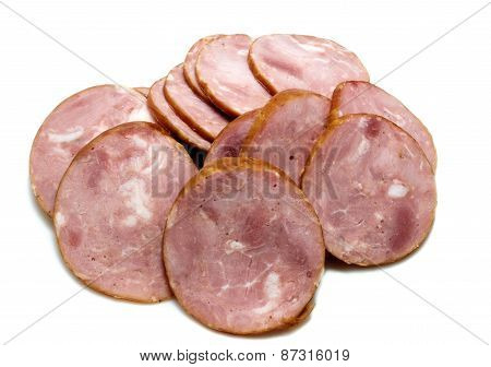 Smoked Sausage Cutting Rings Laid O