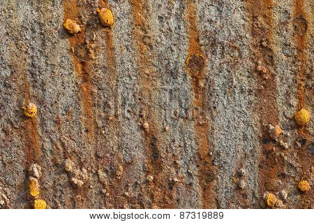 Abstract Rusty Metal Background