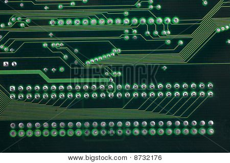 Vista posteriore della piastra di Computer