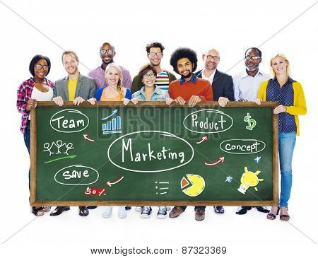 Marketing Strategy Team Business Commercial Advertising Concept