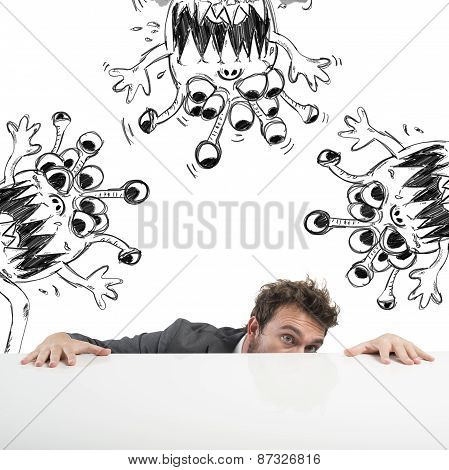 Man hides virus