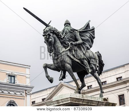 Statue Of El Cid In Burgos, Spain