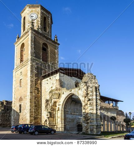 Ruins Of San Benito Monastery In Sahagun De Campos