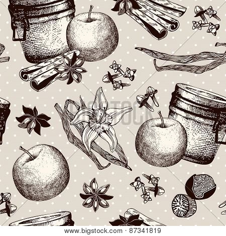 Apple jam pattern