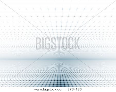 Digital krajobraz z siatki geometrycznej