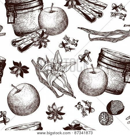 Apple jam pattern