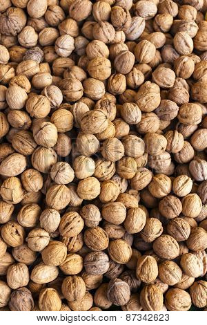 walnuts, market in Forcalquier, Provence, France