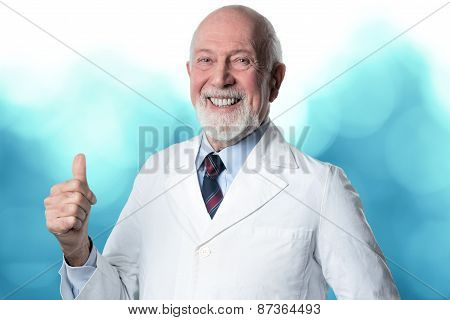Portrait of friendly male doctor smiling