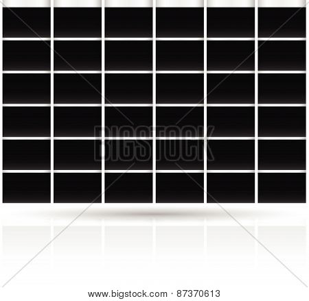 3D Video Wall Without Perspective