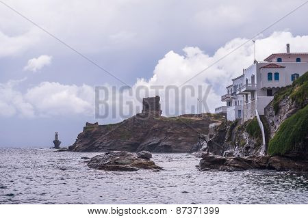 Lighthouse In Andros