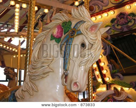 Carosello bianco cavallo