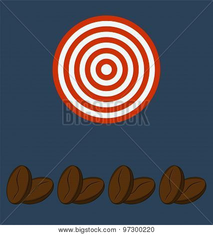 Coffee Bean Natural,  Target Business Concept.