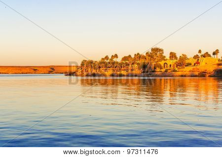 Lake Nasser In Abu Simbel
