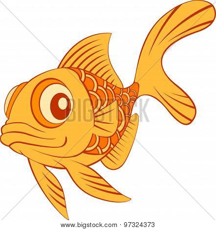 Gold Fish Vector