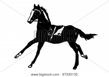 Racehorse(child's Drawing)