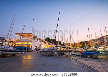 Yacht club in Athens.