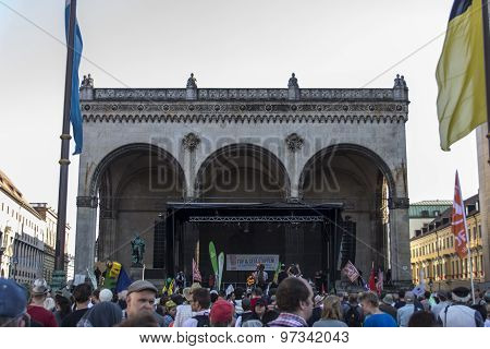 Demonstration On The Occasion Of  The G7 Summit In Munich, Germany, 2015