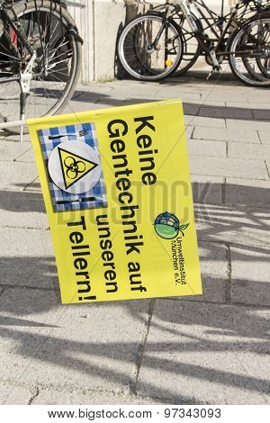 Demonstration On The Occasion Of  The G7 Summit In Munich, Germany, 2015