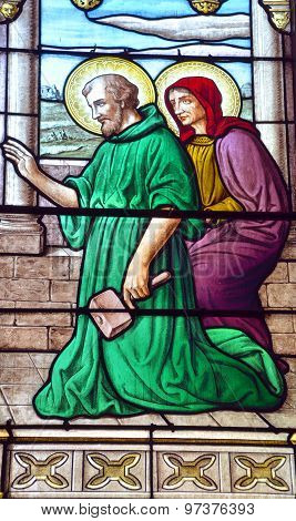 Stained glass window