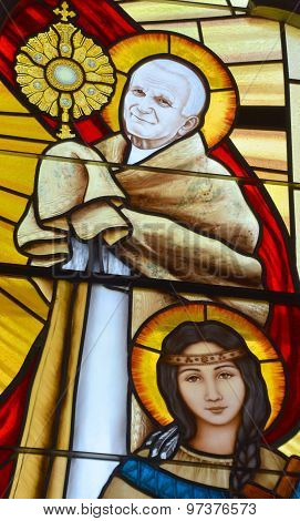 Stained glass window