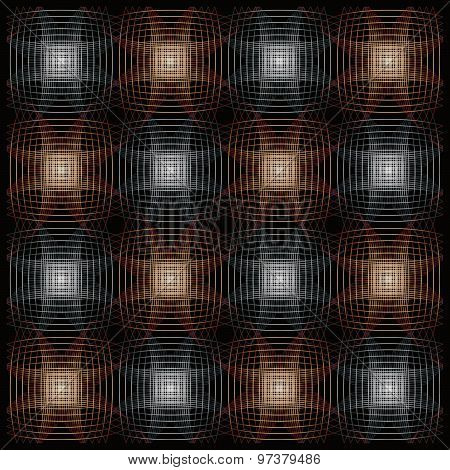 The geometric ornament. Seamless pattern.