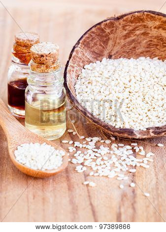 Sesame - Natural Spa Ingrediente For Scrub And  Skin Care.