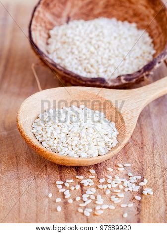Sesame - Natural Spa Ingrediente For Scrub And  Skin Care.
