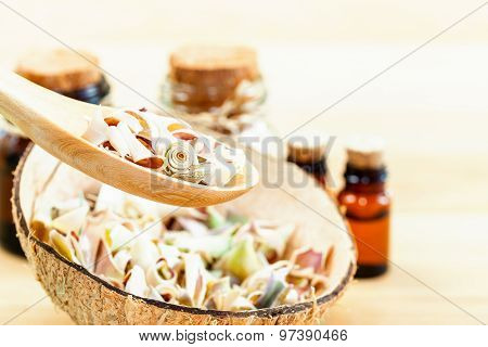 Natural Spa Ingredients . - Lemongrass Essential Oil For Alternative Therapy.